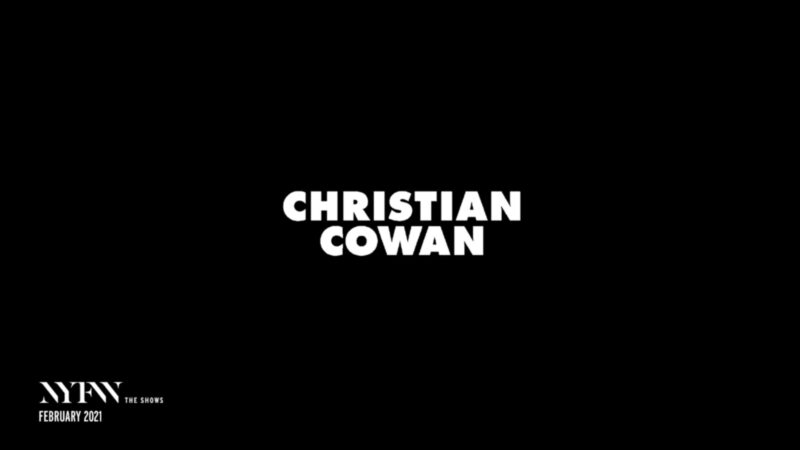 CHRISTIAN COWAN - NYFW A/W 2021