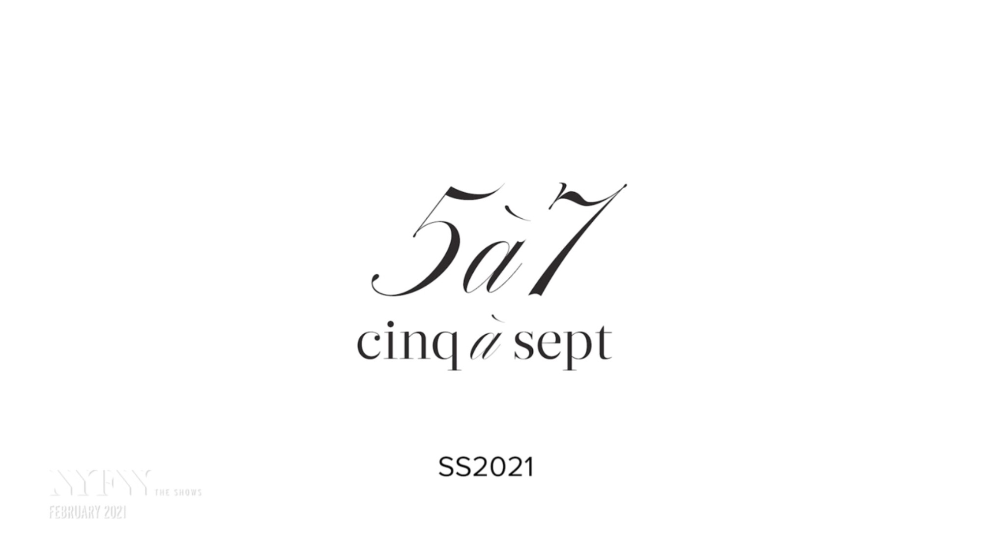 CINQ À SEPT- NYFW A/W 2021